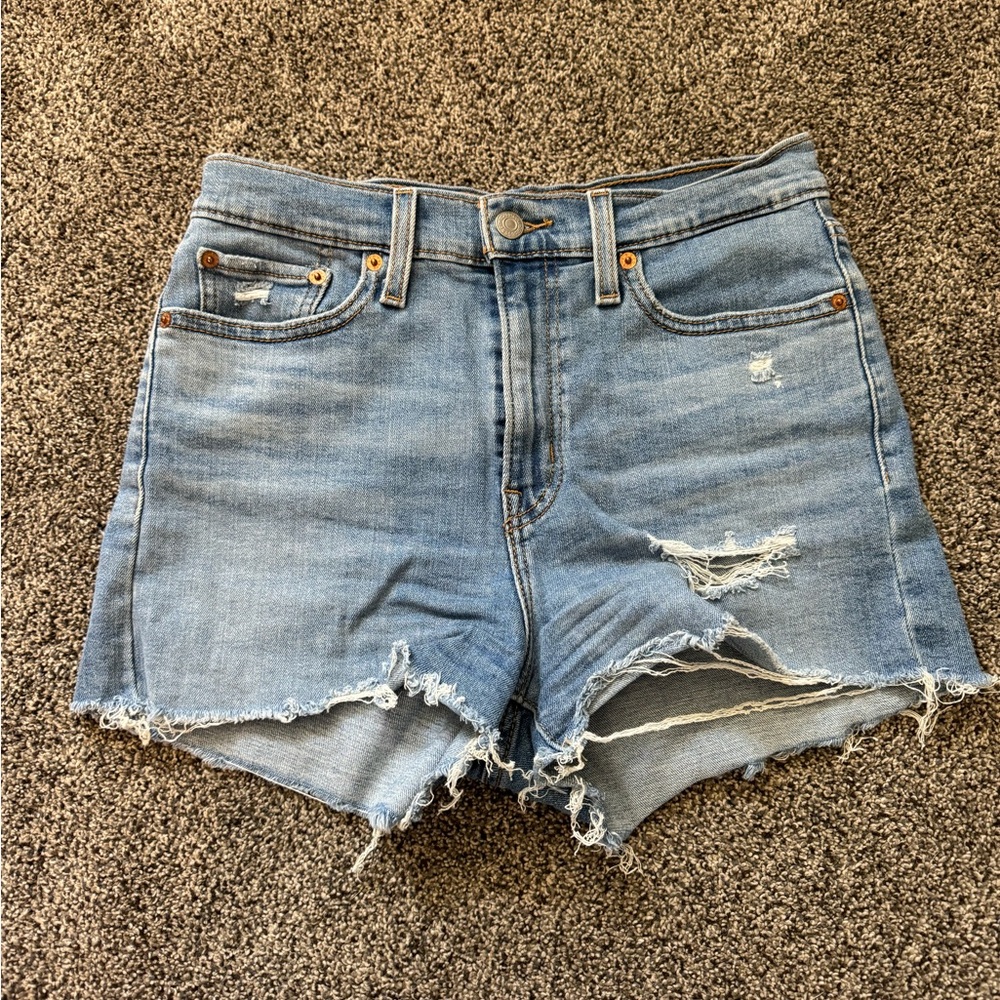 501 original fit high rise shorts